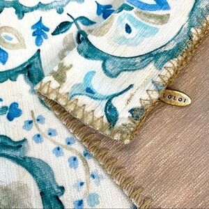 Loloi Blue Watercolor China Print Pillowcase